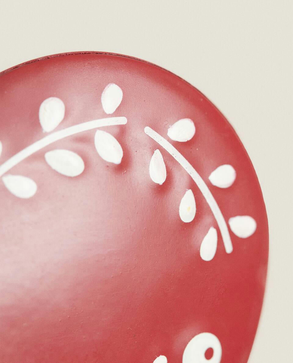 DECORAZIONE A FORMA DI CUORE NATALIZIO IN METALLO