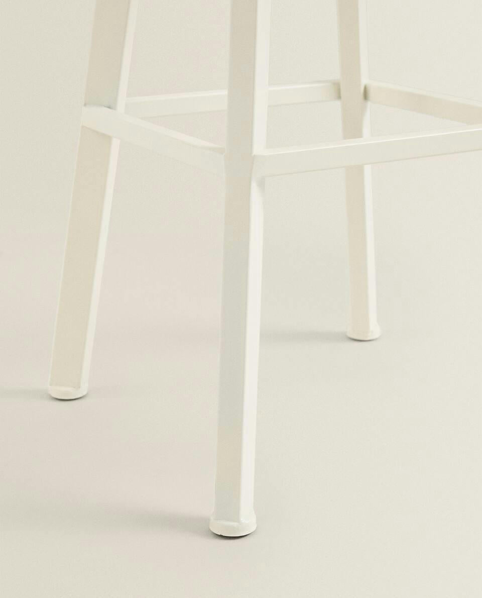 SGABELLO GIREVOLE IN LEGNO E METALLO