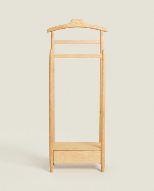 SERVO PORTAOGGETTI IN LEGNO DI FRASSINO