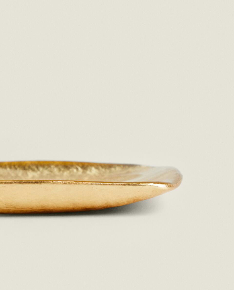 VAJILLA DE VIDRIO DORADO