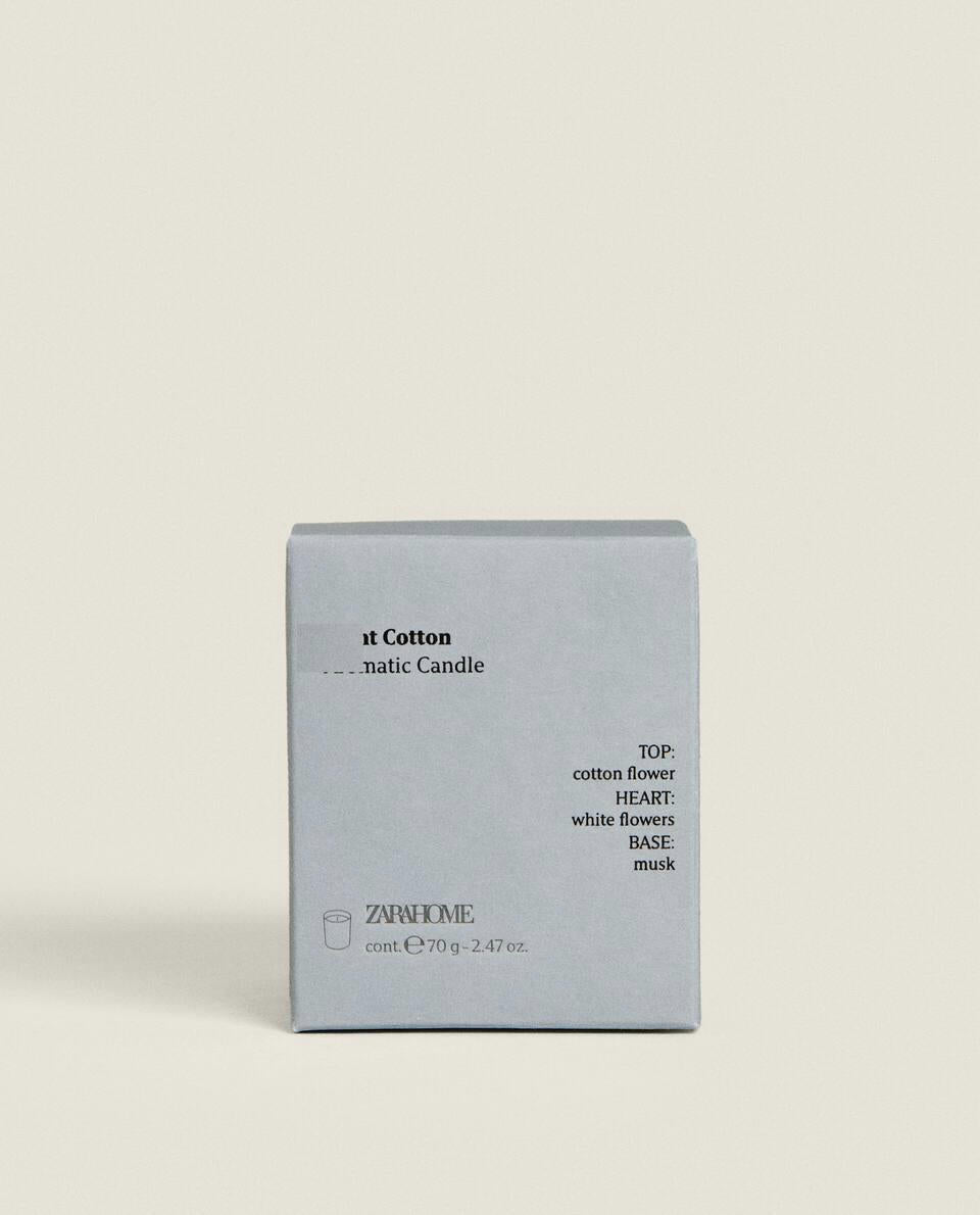 CANDELA PROFUMATA IN COTONE LEGGERO