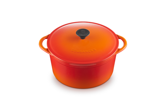 Cast Iron Cousances Round Casserole