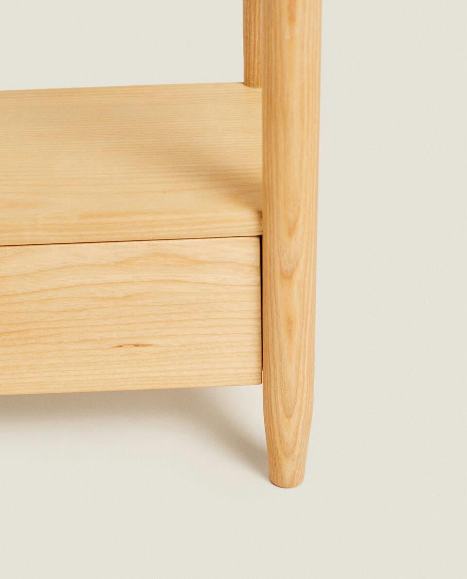 PERCHERO DE VALET DE MADERA DE FRESNO