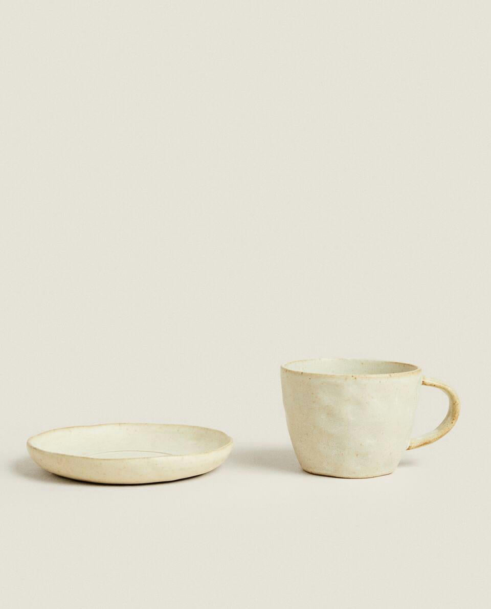 SET PER LA COLAZIONE IN GRES TEXTURED