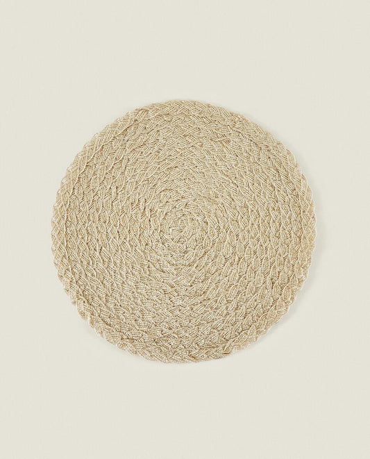 PACK OF BRAIDED CHRISTMAS PLACEMATS (PACK OF 2)