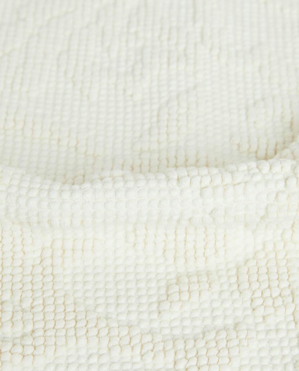 ALFOMBRA DE BAÑO JACQUARD FLORAL