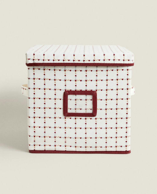 SCATOLA DI NATALE CON CUORI