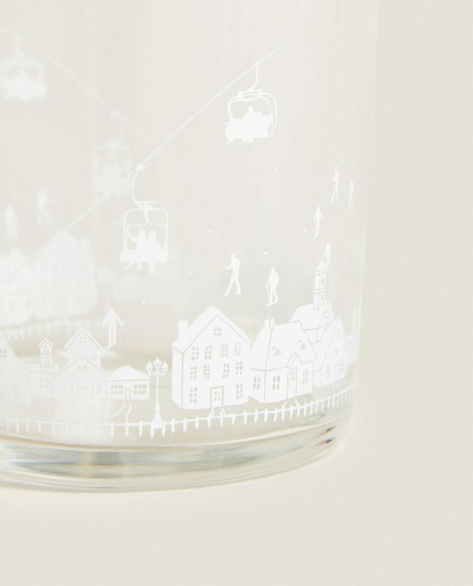 BICCHIERE PER TRASFERIMENTO PISTE DA SCI DI NATALE