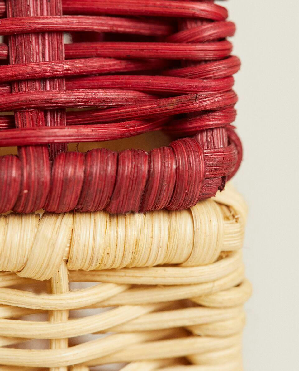 DECORACIÓN NAVIDEÑA DE RATÁN PARA LA CASA