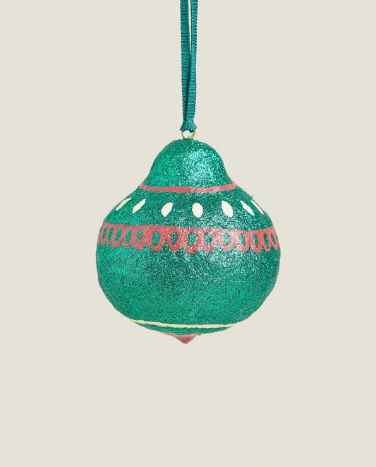 DECORACIÓN NAVIDEÑA CON BOLAS DE BRILLO