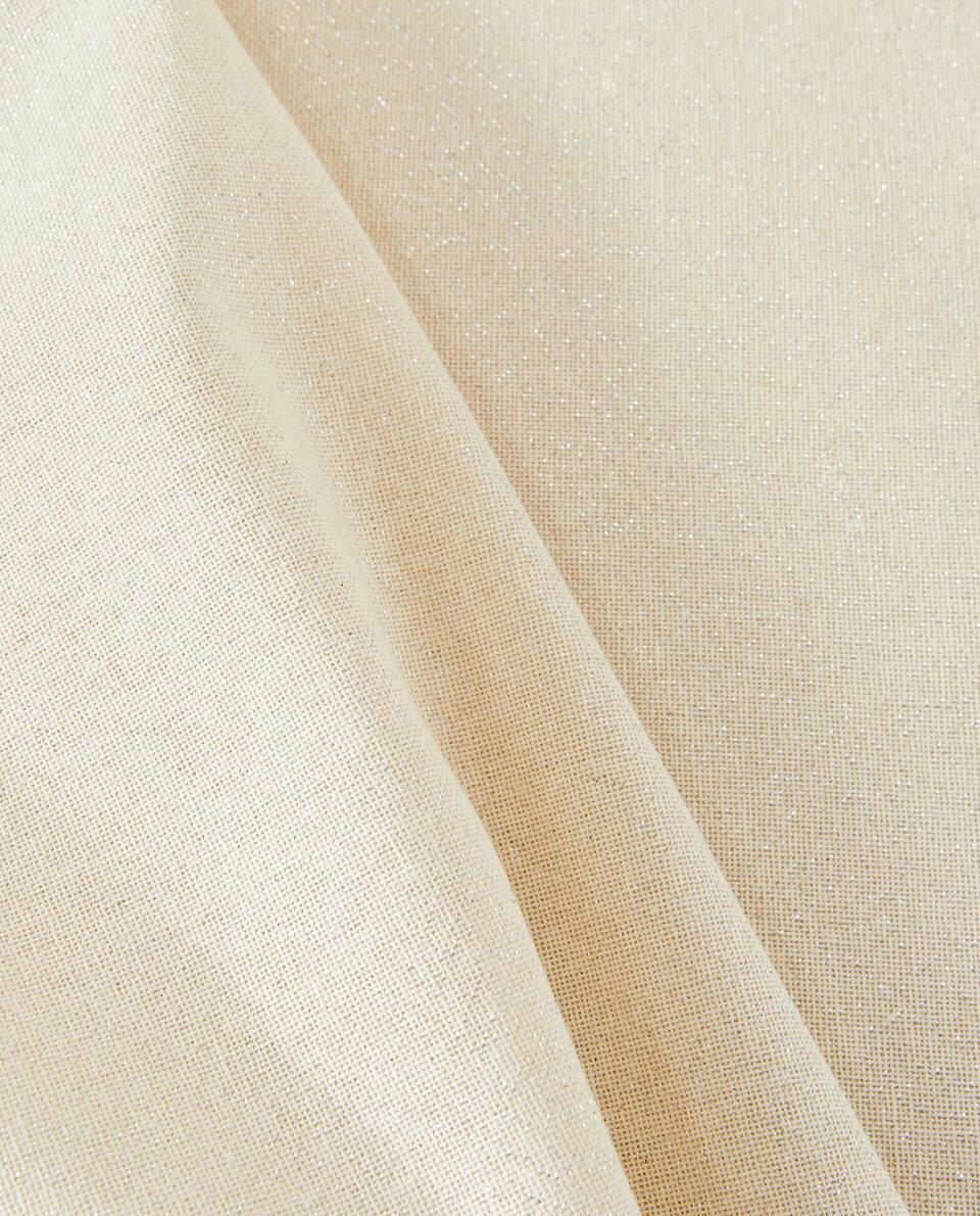 MANTEL DE ALGODÓN BRILLANTE NAVIDEÑO