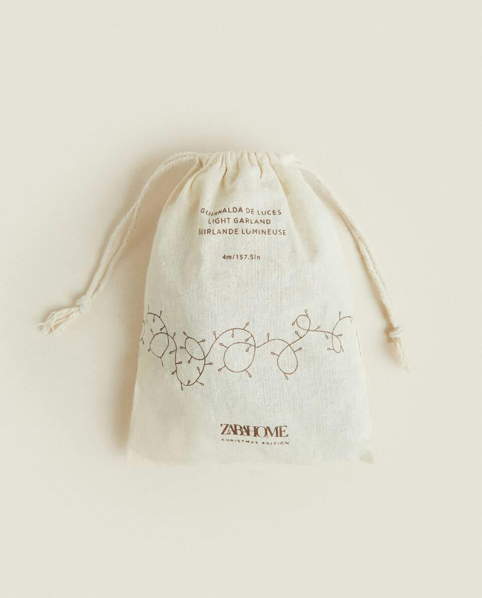 CADENA DE LUCES NAVIDEÑAS DE ALAMBRE