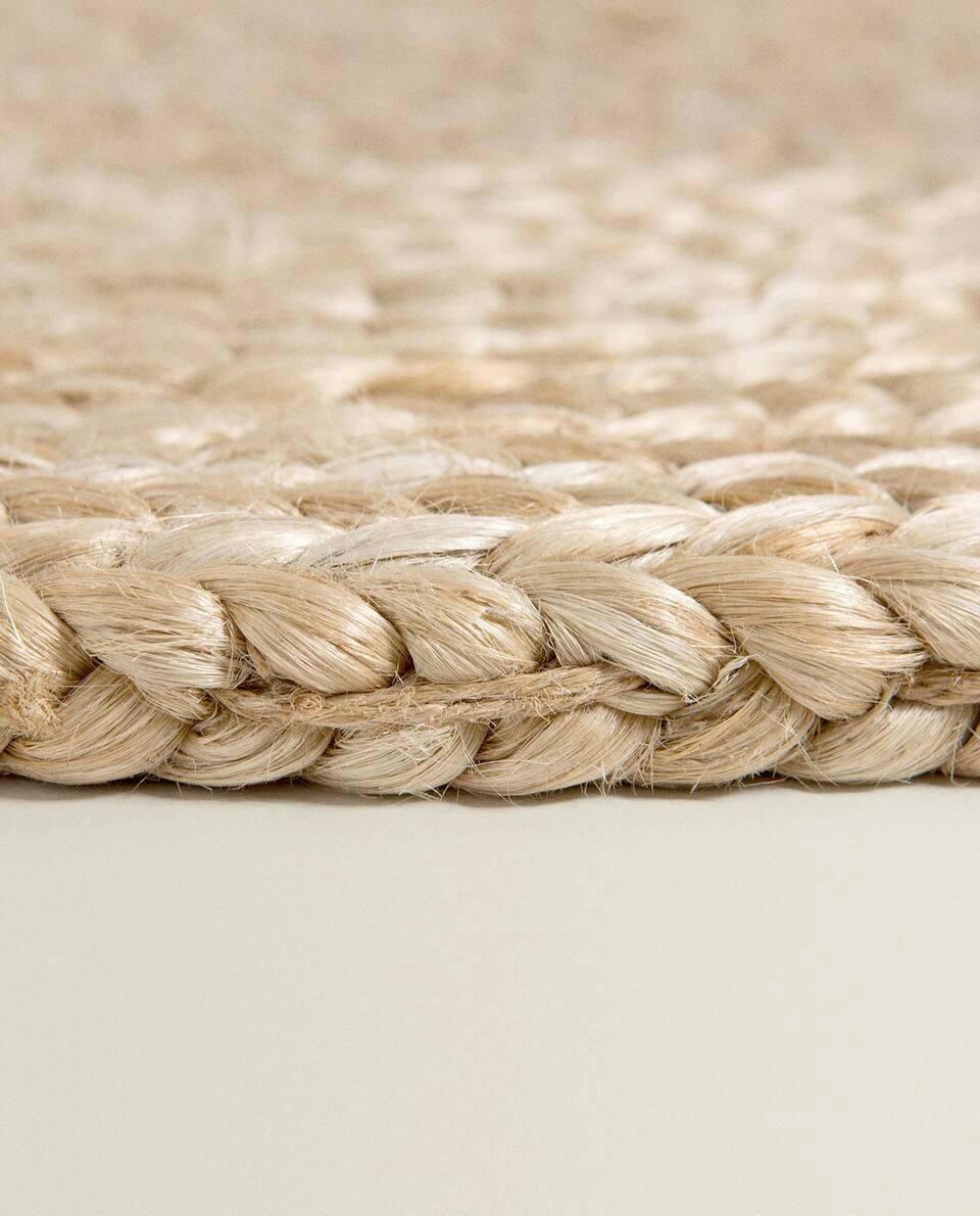 Zerbino ovale in juta