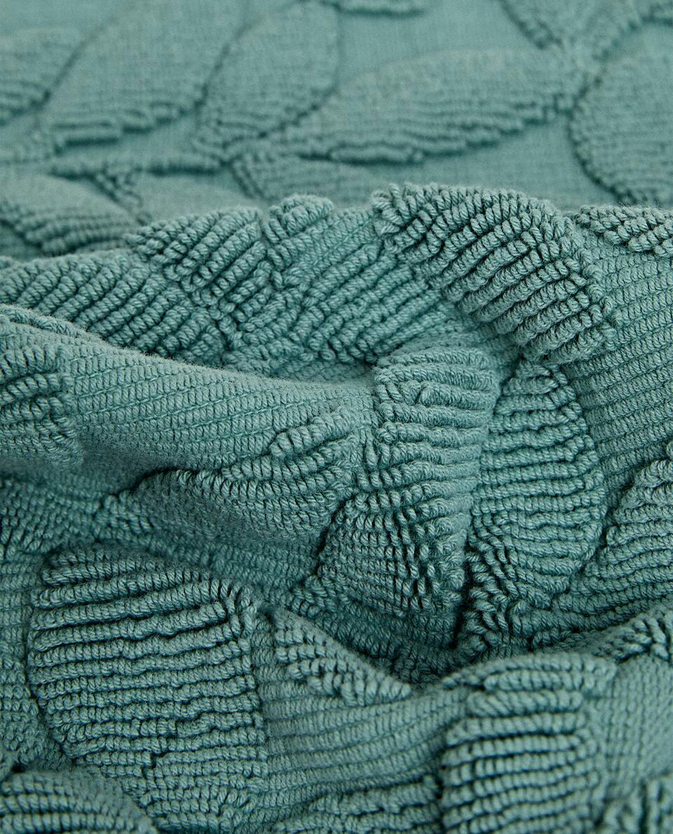 TAPPETINO DA BAGNO JACQUARD VEGETALE