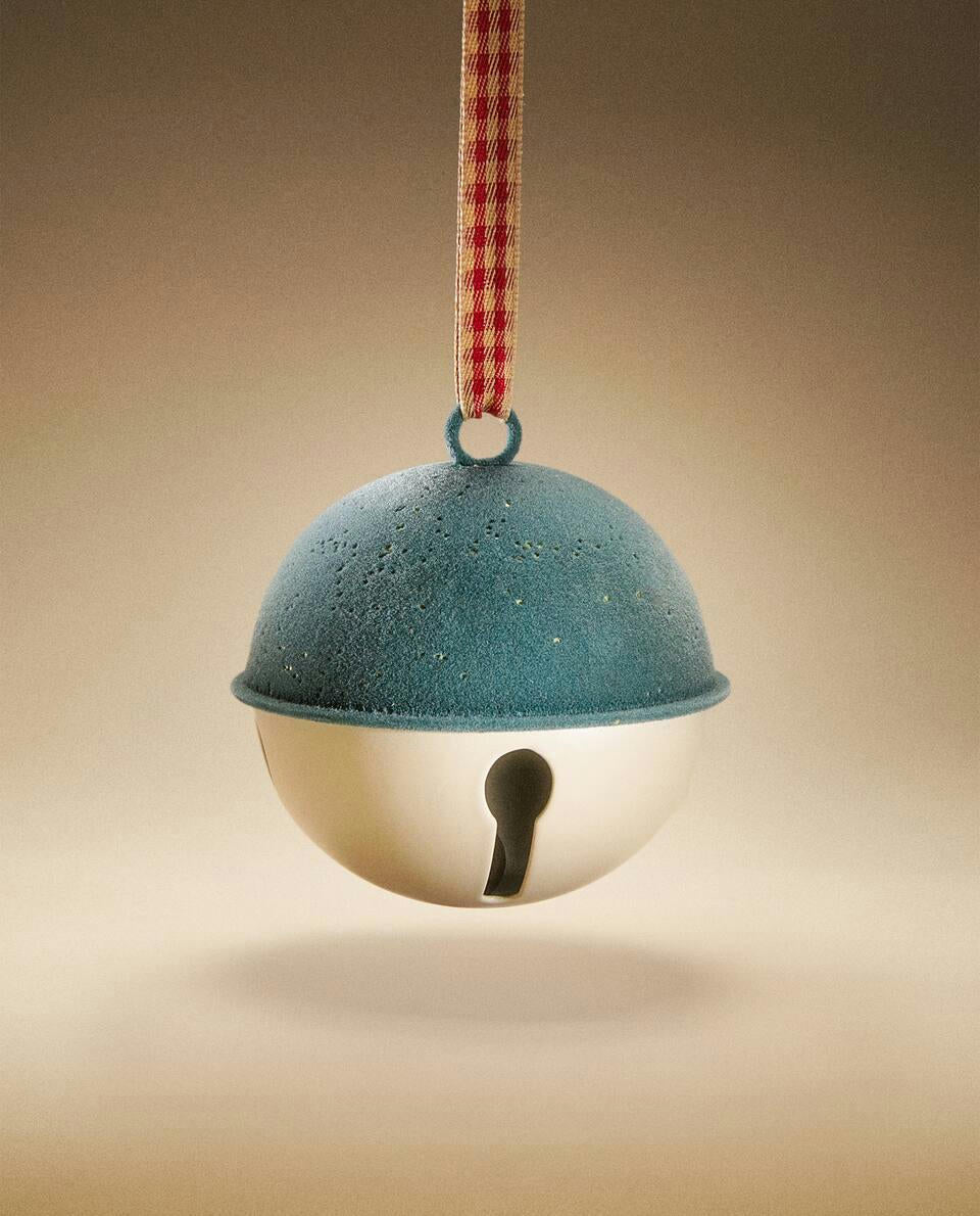 DECORACIÓN NAVIDEÑA DE CAMPANA DE TRINEO