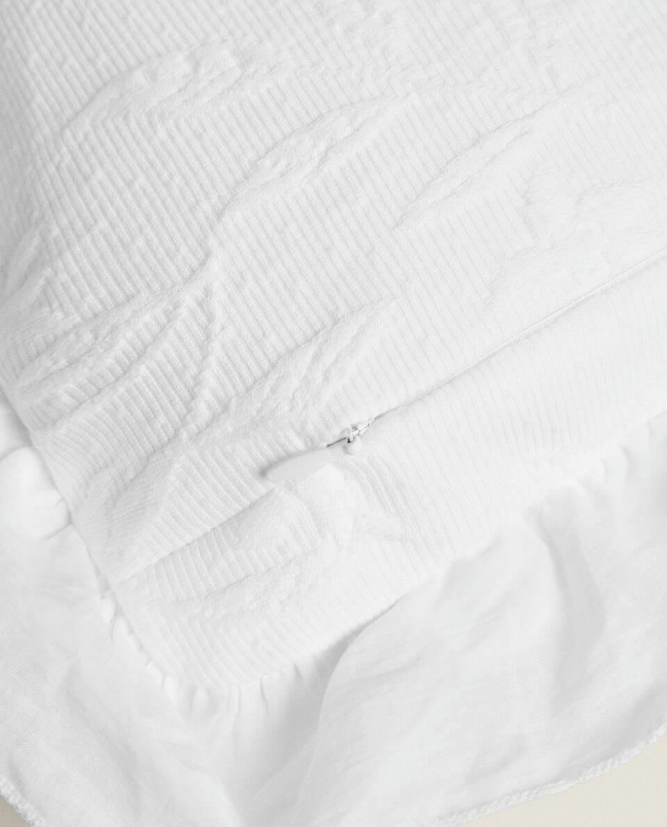 FEDERA PER CUSCINO CON VOLANT