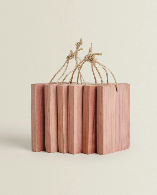 BLOCCHI DI CEDRO CON GANCIO (CONFEZIONE DA 6)