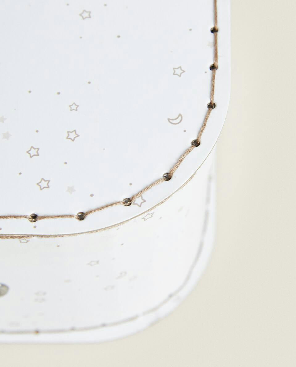 CARTELLA STAMPATA LUNA E STELLE