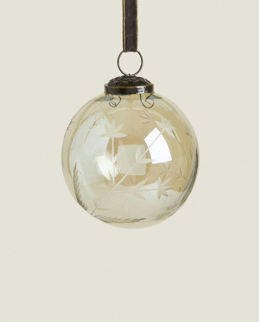 DECORACIÓN DE RAMAS DE NAVIDAD DE VIDRIO