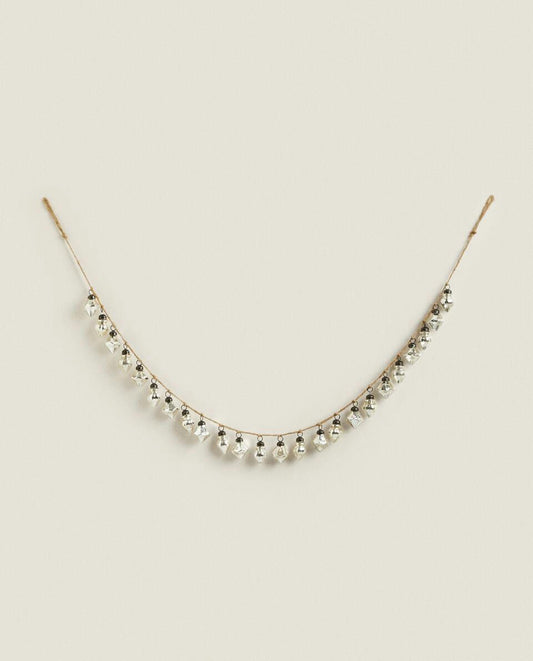 DECORATIVE DIAMOND GLASS CHRISTMAS GARLAND