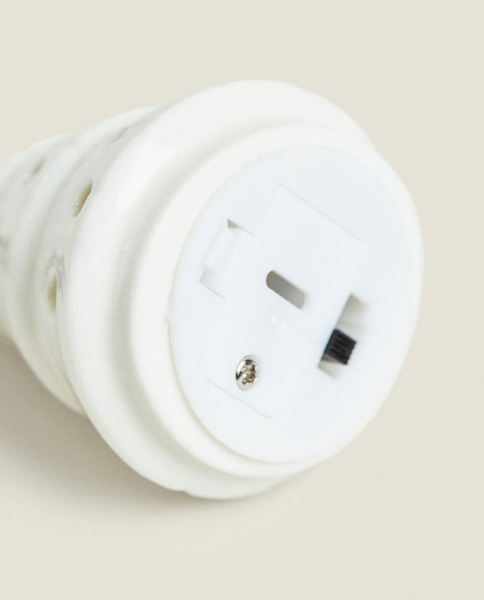 DECORACIÓN DE PORCELANA PARA ÁRBOL DE NAVIDAD