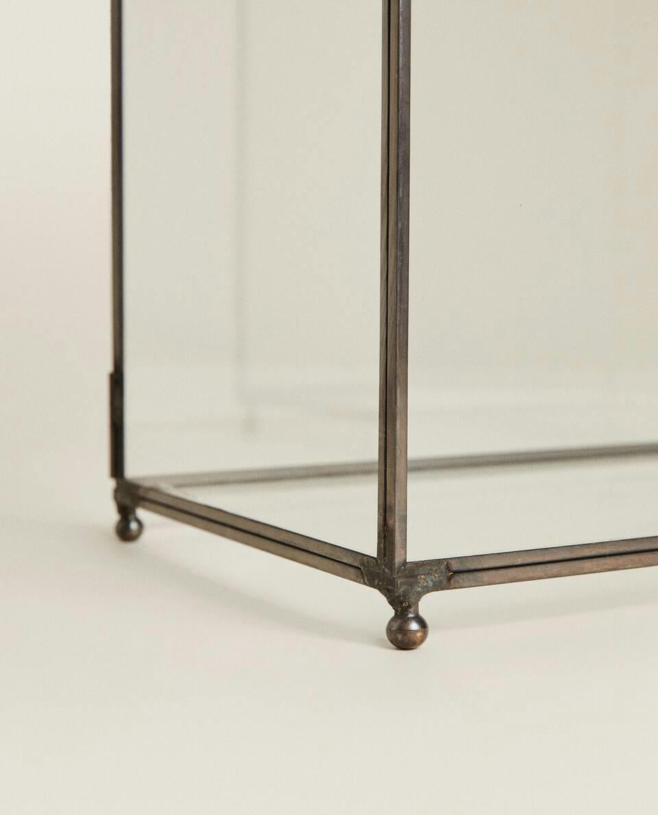 LINTERNA DE METAL NEGRO