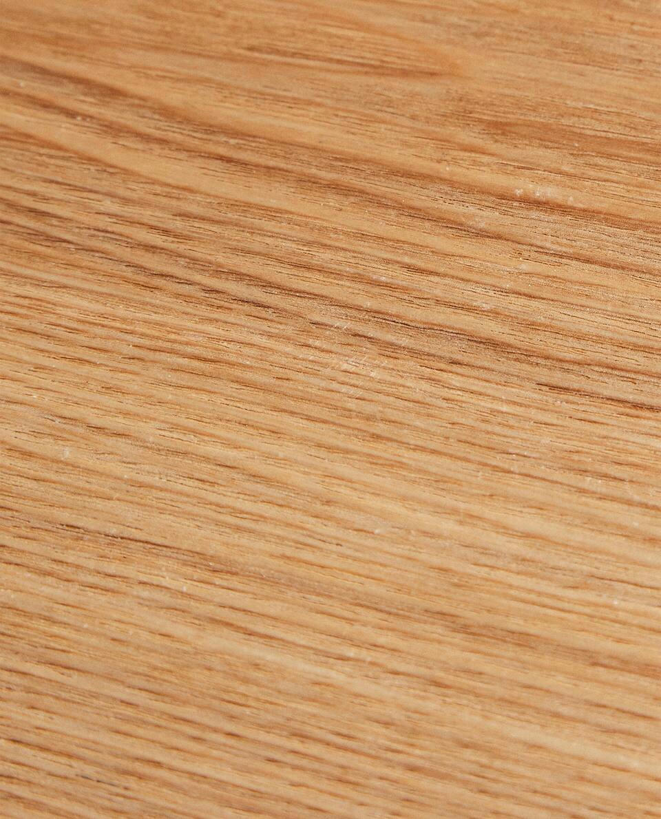 BANDEJA RECTANGULAR DE MADERA ANTIDESLIZANTE