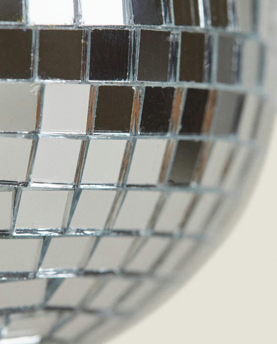 DECORAZIONE NATALIZIO A FORMA DI PALLA DA DISCOTECA