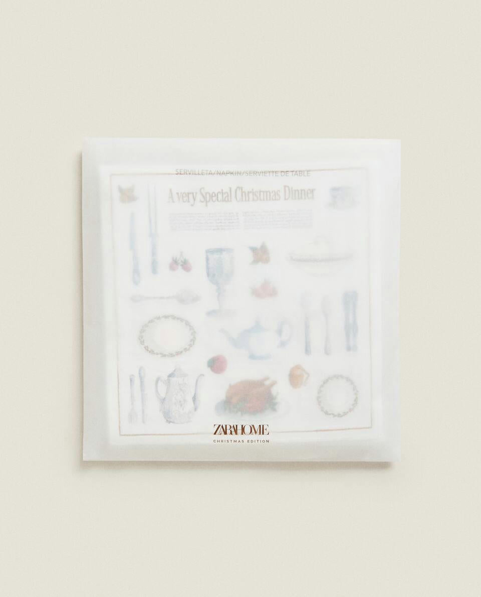 CONFEZIONE DI TOVAGLIOLI DI CARTA PER NATALE (CONFEZIONE DA 20)