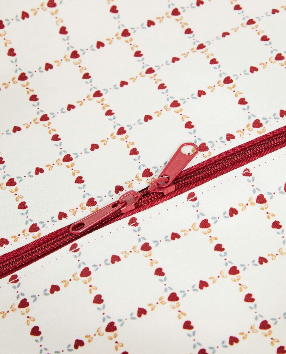 SACCHETTO PORTAOGGETTI NATALIZIO PER BAMBINI CON CUORI 