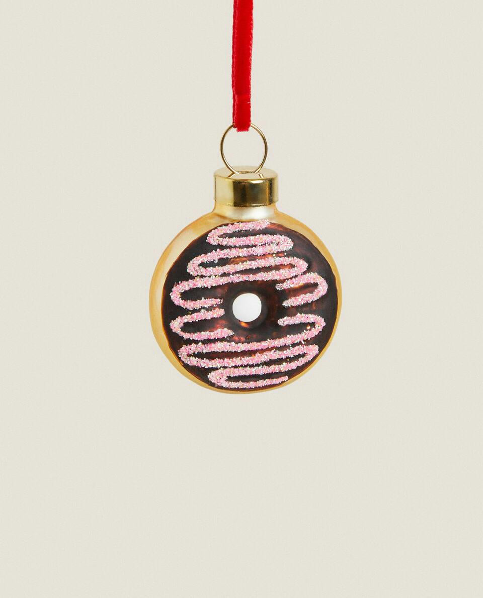 PAQUETE DE DECORACIONES NAVIDEÑAS DE COMIDA RÁPIDA (PAQUETE DE 6) 