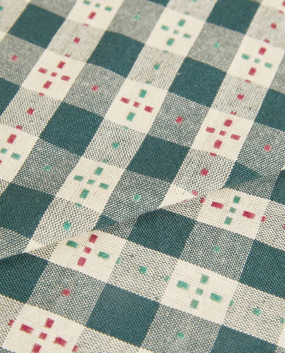 CONFEZIONE DI TOVAGLIOLI NATALIZI A QUADRI (CONFEZIONE DA 2) 