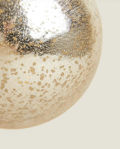 DECORAZIONE DI PALLINE DI VETRO LUMINOSE DI NATALE 