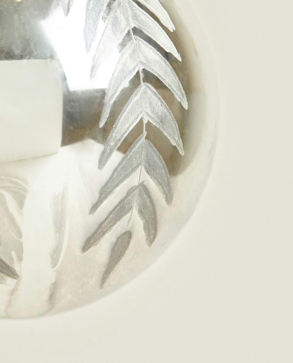 ADORNO DE NAVIDAD DE ESPIGA DE VIDRIO 