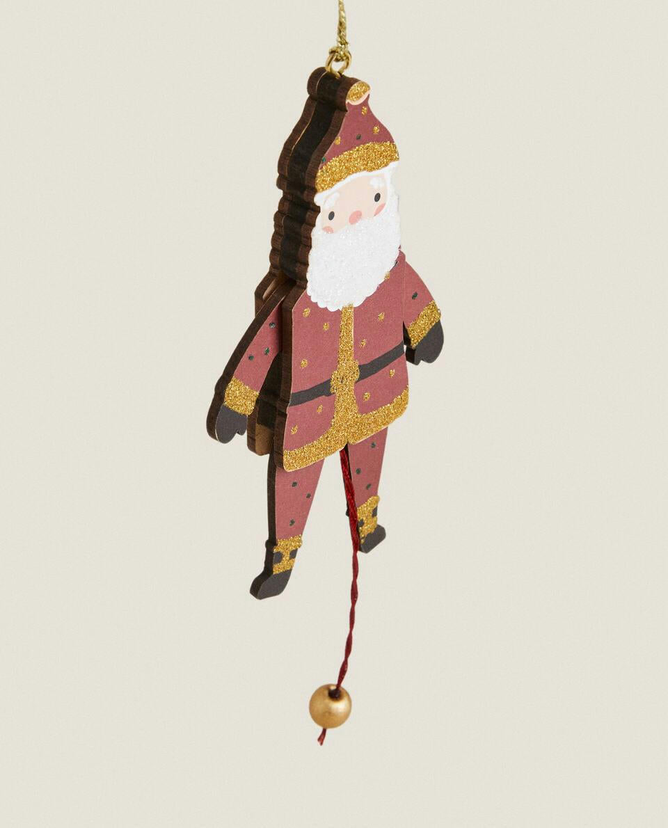 DECORACIÓN NAVIDEÑA DE PAPÁ NOEL ARTICULADA 