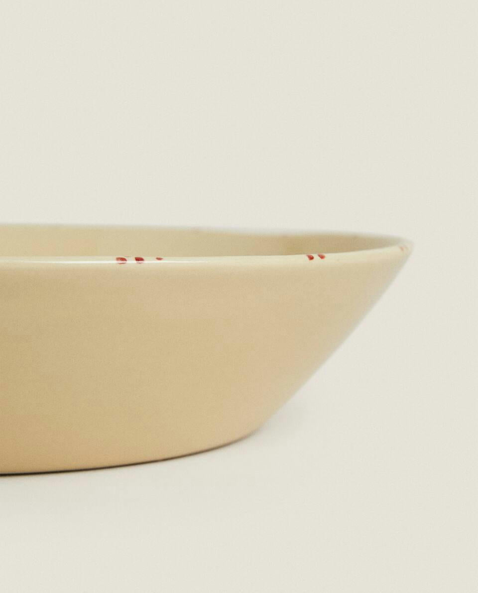 CUENCO NAVIDEÑO DE CERÁMICA PINTADA 