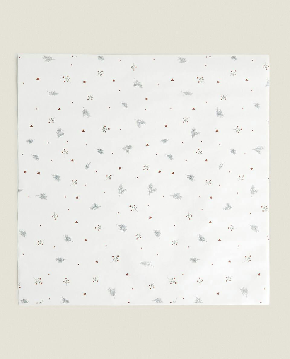 CONFEZIONE DI CARTA DA FORNO AL VISCHIO DI NATALE (CONFEZIONE DA 20) 