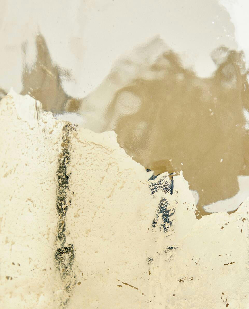 Jarrón de vidrio mercurizado 