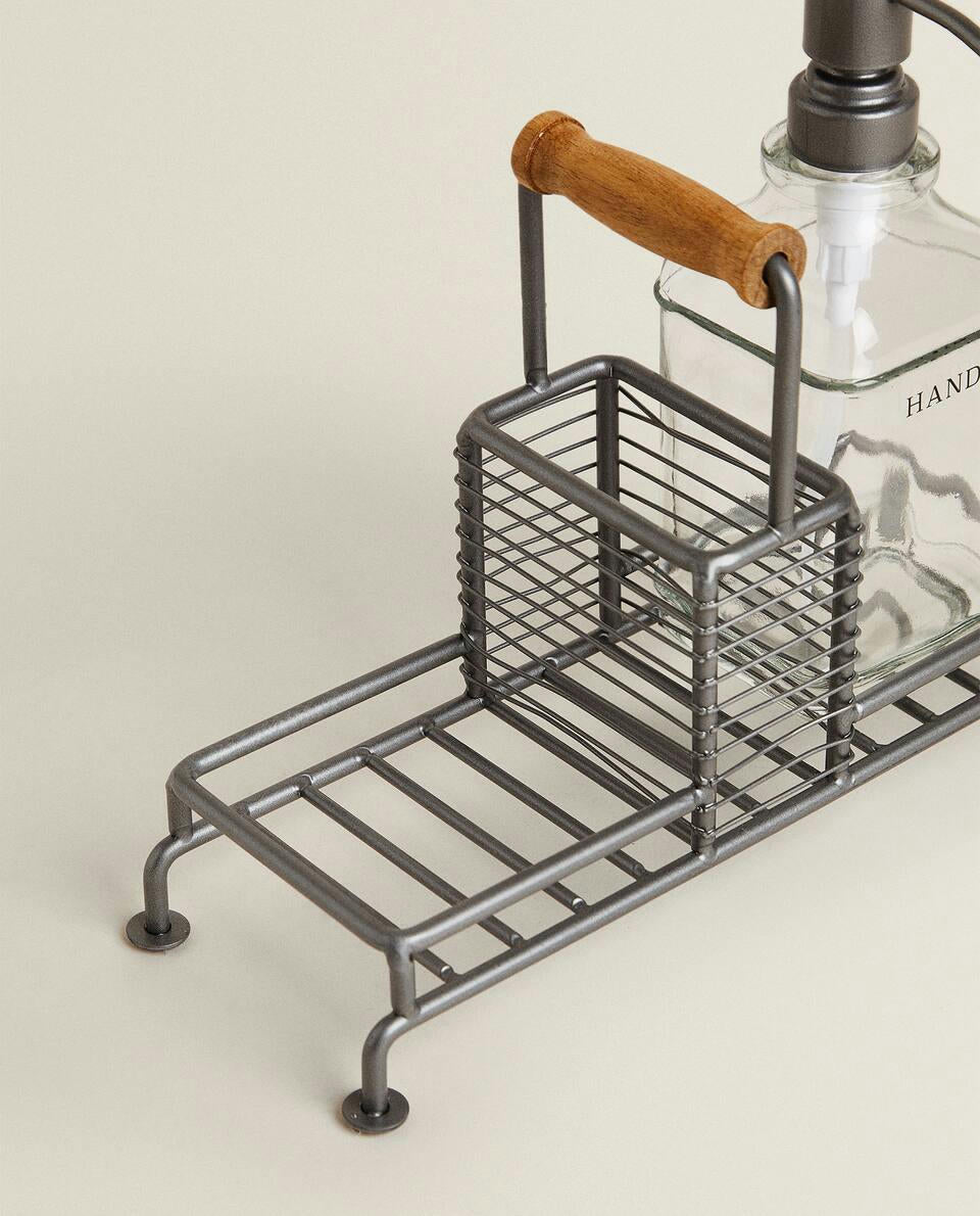 DOPPIO DISPENSER CON SUPPORTO 