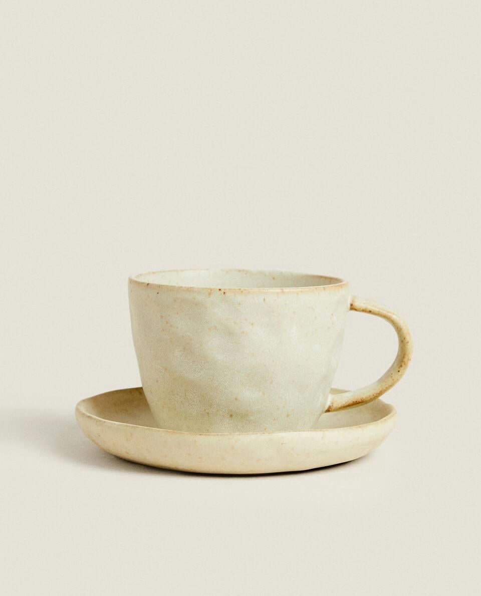 JUEGO DE DESAYUNO DE GRES TEXTURIZADO 