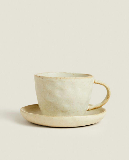 SET PER LA COLAZIONE IN GRES TEXTURED 