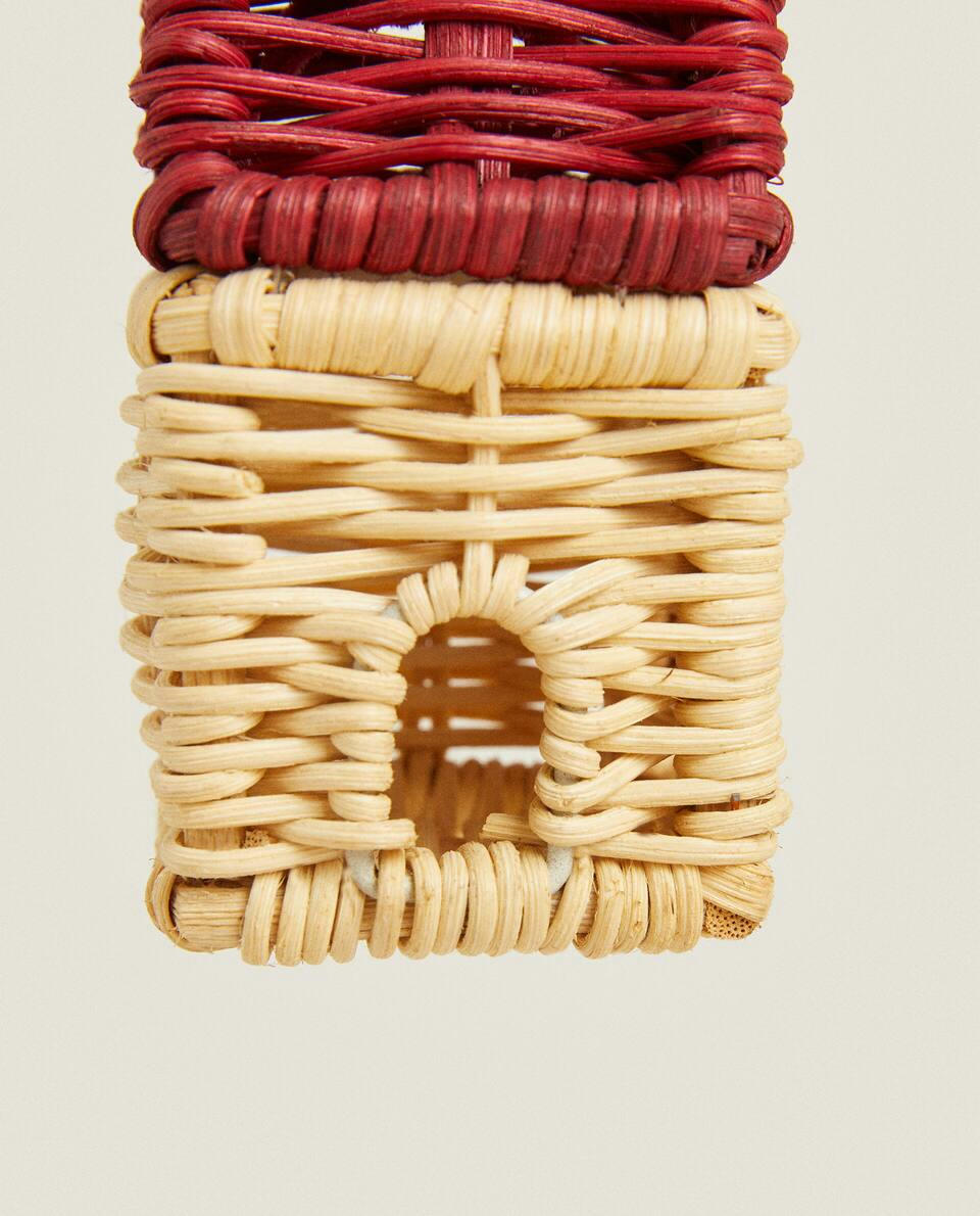 DECORACIÓN NAVIDEÑA DE RATÁN PARA LA CASA 