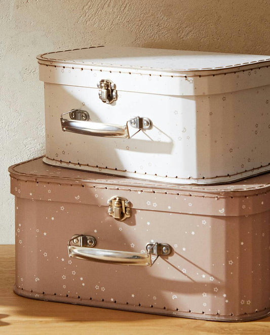 CARTELLA STAMPATA LUNA E STELLE 