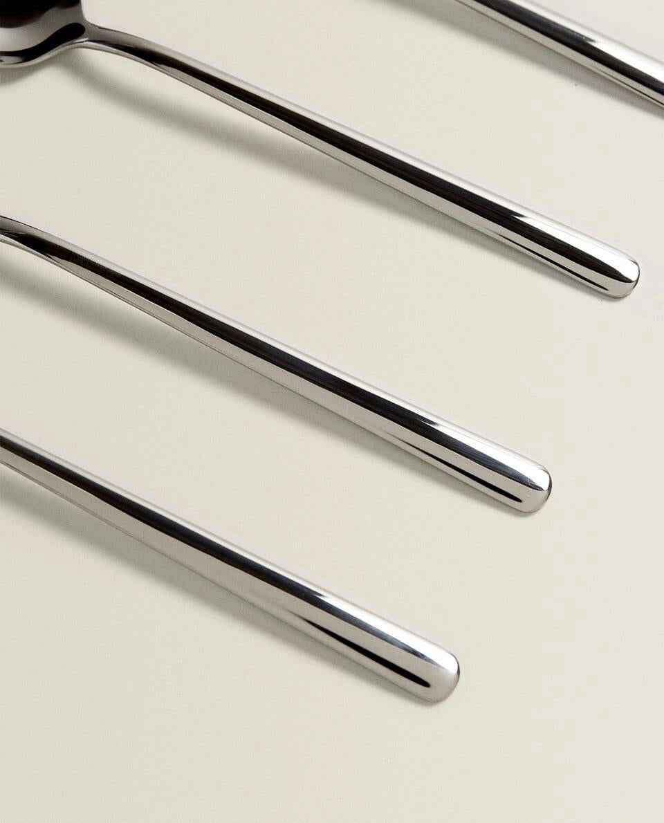 SCATOLA DA 4 CUCCHIAI IN ACCIAIO LUCIDO 