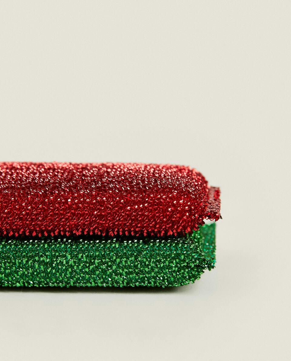 PACK OF CHRISTMAS SCOURERS (PACK OF 2)