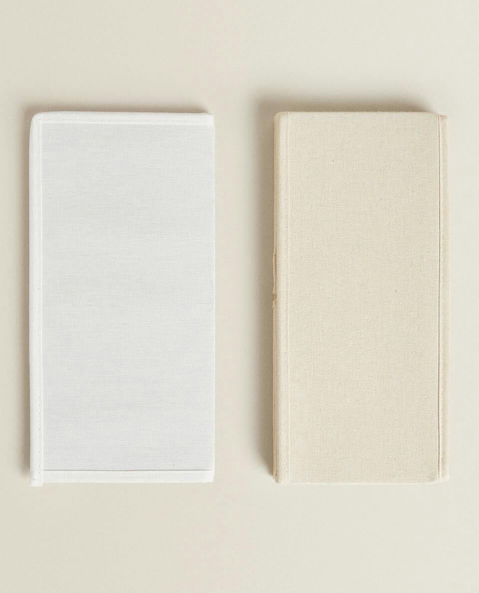 CAJA DE ALMACENAMIENTO DE ALGODÓN PLEGABLE 