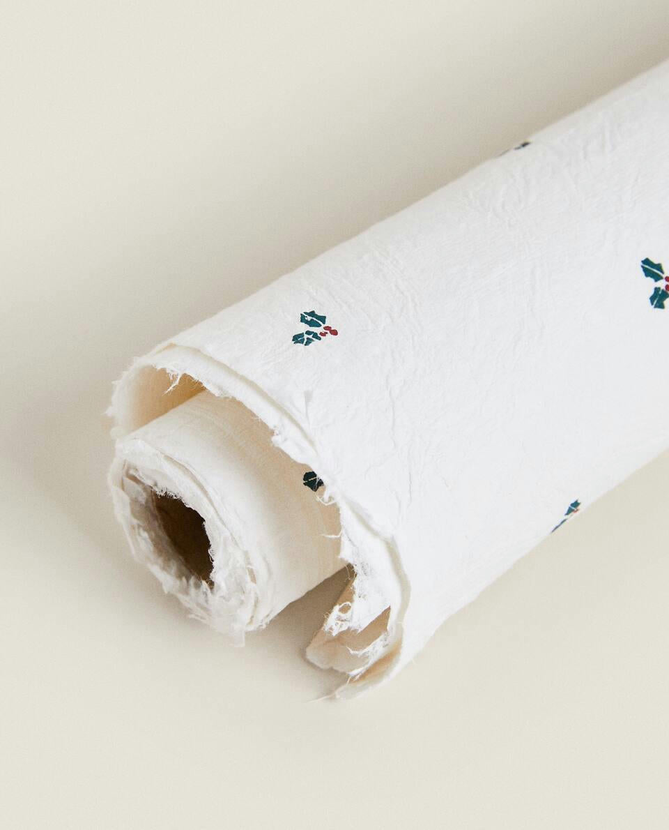 CARTA DA REGALO AGRIFOGLIO DI NATALE 