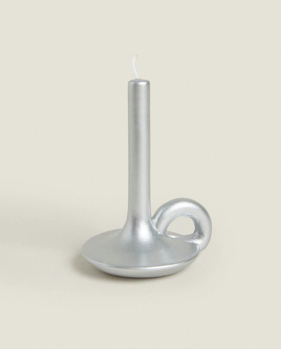 CONFEZIONE DI CANDELIERI CILINDRICI NATALIZI (CONFEZIONE DA 3) 