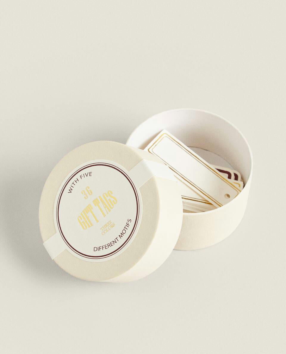 CONFEZIONE DI ETICHETTE REGALO DI NATALE (CONFEZIONE DA 20) 