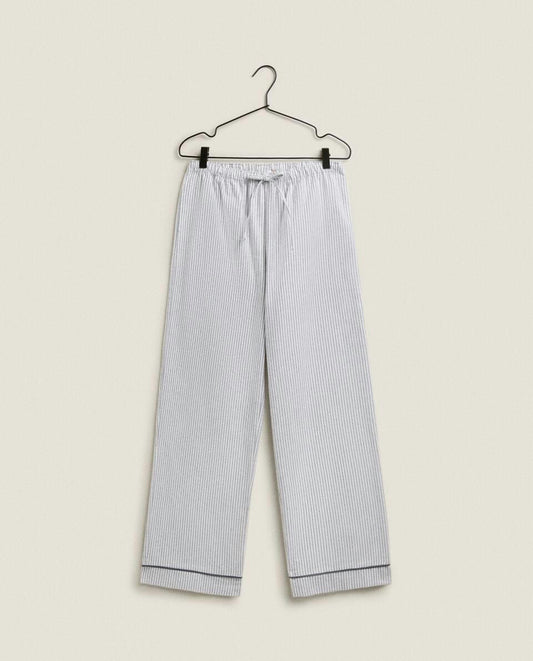 PANTALONI DEL PIGIAMA IN FLANELLA A RIGHE 